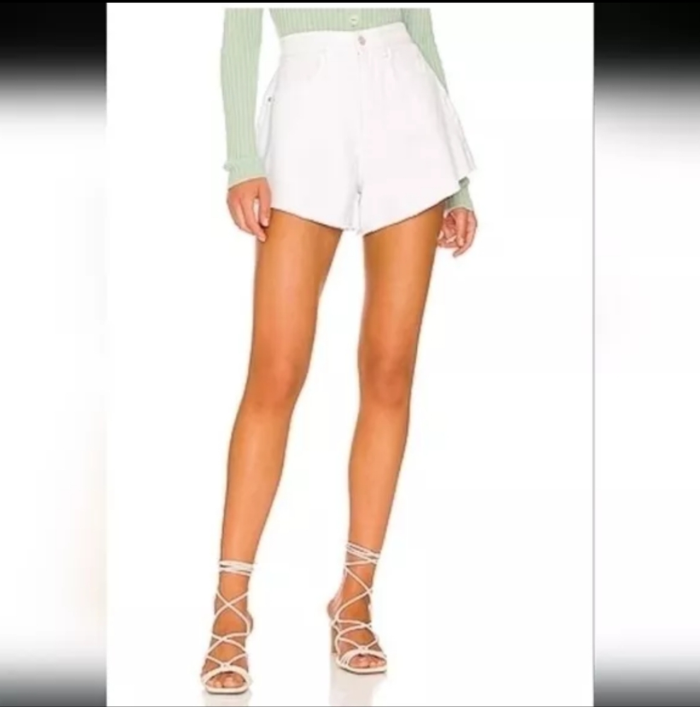 💥HOST PICK💥WEWOREWHAT | Revolve Women's Classic White  Denim Flare Bell